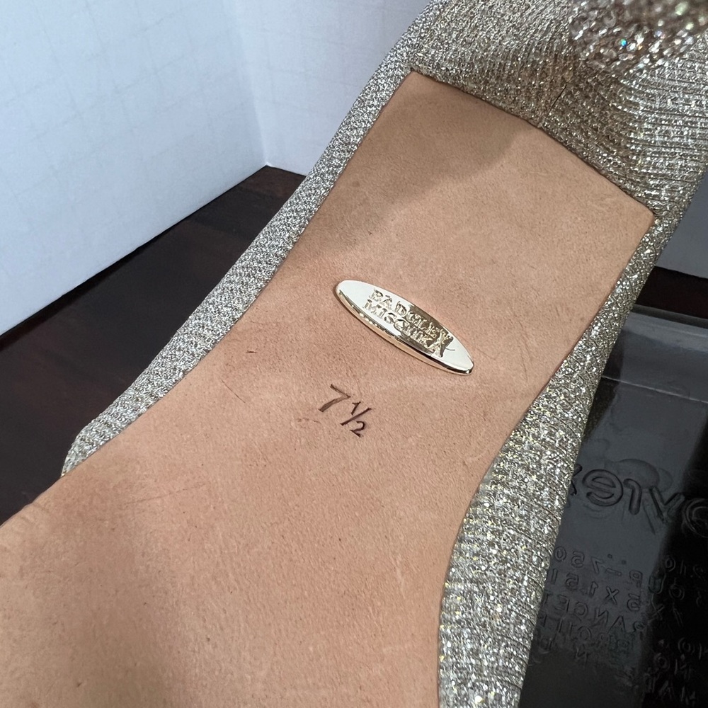 Badgley Mischka Rhinestone Heels Gold/Champagne 7.5, EUC - Picture 11 of 11